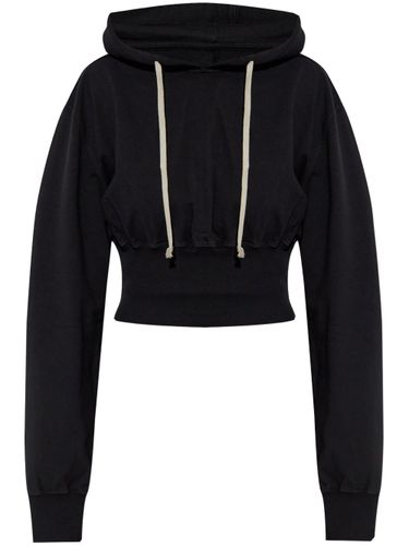 Cotton Cropped Hoodie - Rick Owens Drkshdw - Modalova