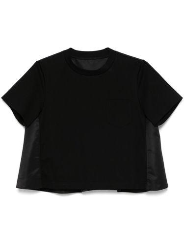 SACAI - Cotton And Nylon T-shirt - Sacai - Modalova