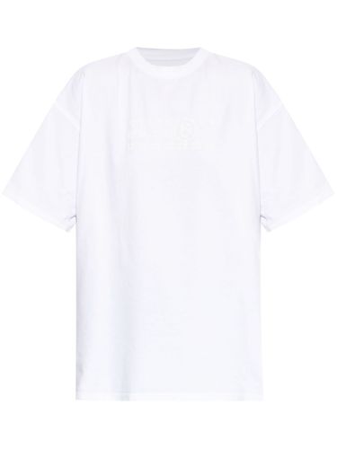 Logo Cotton T-shirt - MM6 Maison Margiela - Modalova