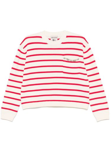 Rita Striped Cotton Sweater - Semicouture - Modalova