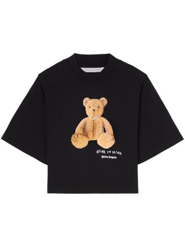 Bear In Mind Cropped T-shirt - Palm Angels - Modalova