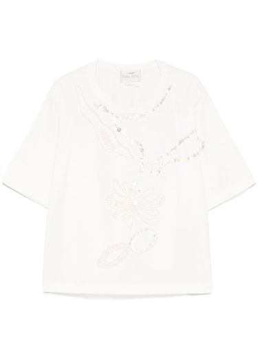 Embroidered Cotton T-shirt - Forte Forte - Modalova