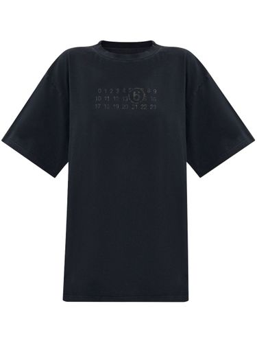 Logo Cotton T-shirt - MM6 Maison Margiela - Modalova