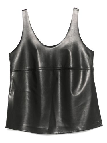 Jeanie Faux Leather Top - Semicouture - Modalova