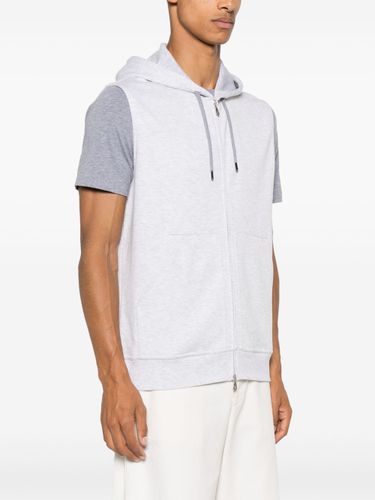Cotton Blend Sleeveless Hooodie - Brunello Cucinelli - Modalova