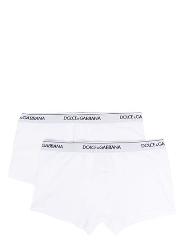 DOLCE & GABBANA - Cotton Boxers - Dolce & Gabbana - Modalova