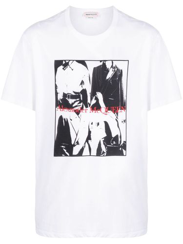 Cotton T-shirt With Logo - Alexander McQueen - Modalova