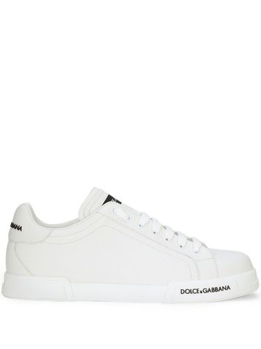 DOLCE & GABBANA - Leather Sneakers - Dolce & Gabbana - Modalova