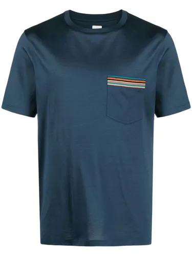 Cotton T-shirt With Stripes - Paul Smith - Modalova