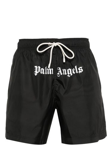 PALM ANGELS - Logo Swimshorts - Palm Angels - Modalova