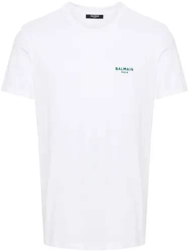 BALMAIN - Cotton T-shirt With Logo - Balmain - Modalova