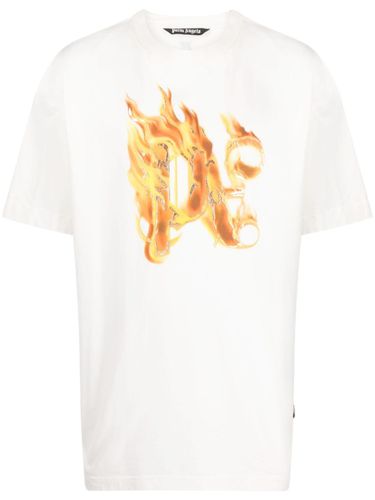 PALM ANGELS - T-shirt With Logo - Palm Angels - Modalova