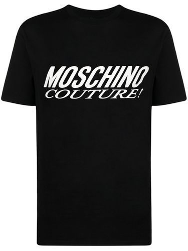 MOSCHINO - Cotton T-shirt With Logo - Moschino - Modalova