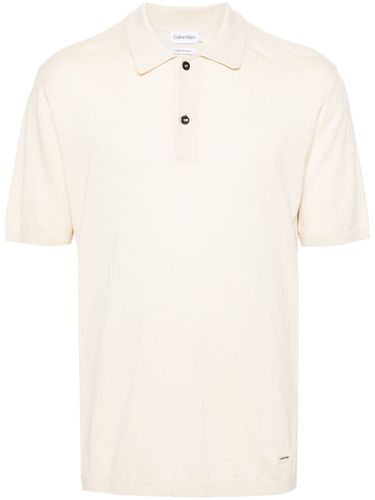 CALVIN KLEIN - Cotton Polo Shirt - Calvin Klein - Modalova