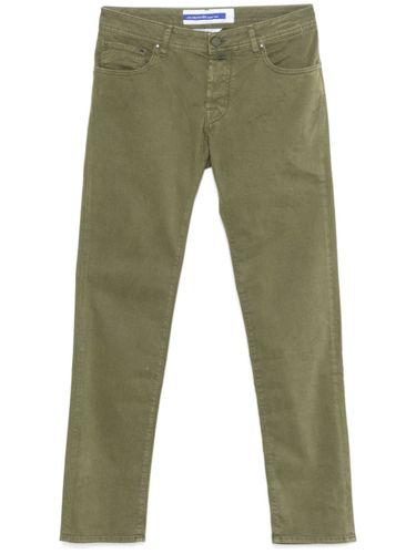 JACOB COHEN - Trousers With Logo - Jacob Cohen - Modalova