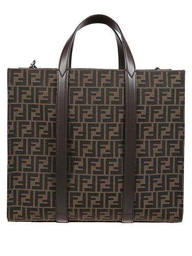 FENDI - Ff Jacquard Shopper Bag - Fendi - Modalova