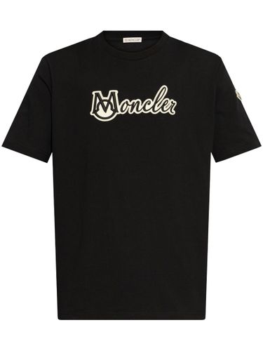 MONCLER - Cotton T-shirt With Logo - Moncler - Modalova