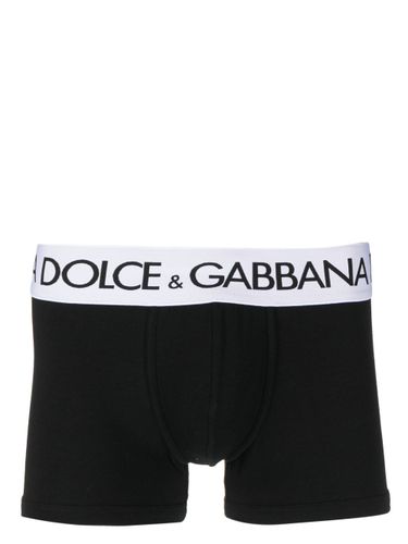 Boxer Shorts With Logo - Dolce & Gabbana - Modalova