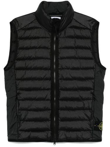 Puffer Gilet With Logo - Stone Island - Modalova
