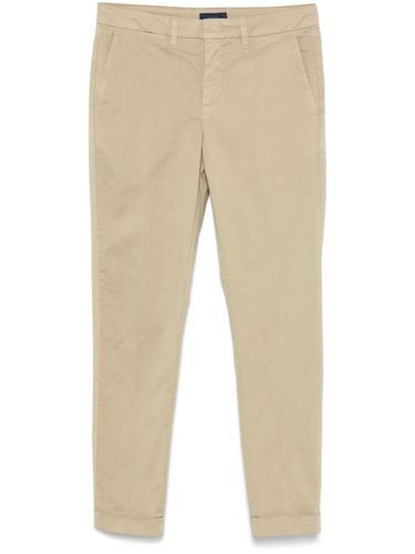FAY - Slim Fit Gabardine Trousers - Fay - Modalova