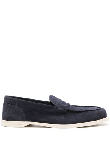 Pace Suede Oval Flexi Cream Moccasin - John Lobb - Modalova