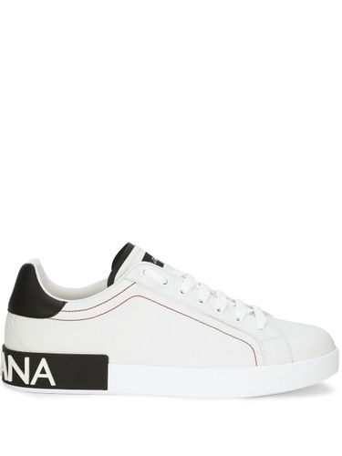 DOLCE & GABBANA - Leather Sneaker - Dolce & Gabbana - Modalova