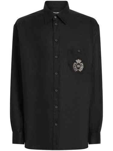 Shirt With Embroidery - Dolce & Gabbana - Modalova