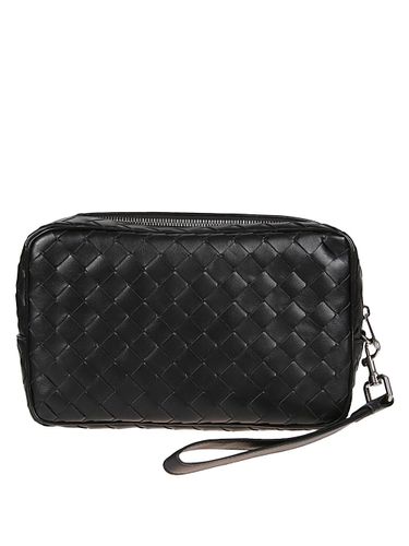 Woven Leather Clutch - Bottega Veneta - Modalova