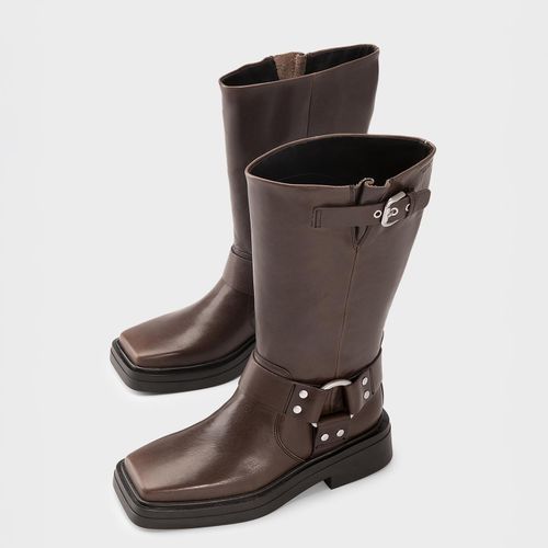 Eyra Bottes Hautes - , Cuir - vagabond - Modalova