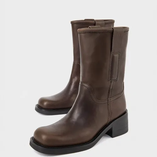 Nour Bottes - , Cuir - vagabond - Modalova