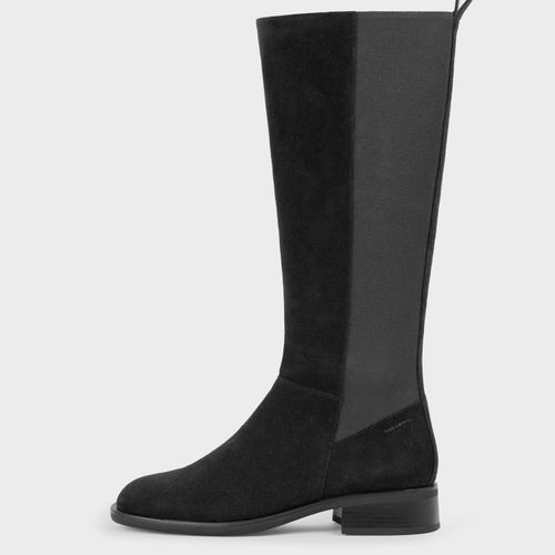 Sheila Bottes Hautes - , Daim - vagabond - Modalova