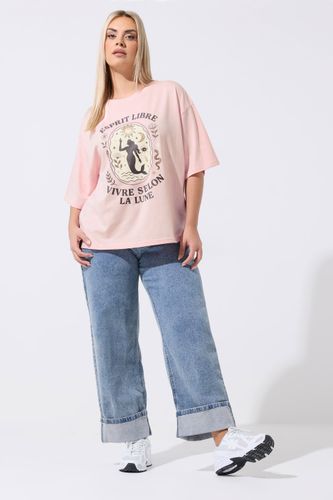 Tshirt Rose Avec Slogan « Espirit Libre » Size 48 - Limited Collection - Modalova