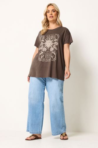 Tshirt Marron « Le Soleil » Size 54-56 - Yours - Modalova