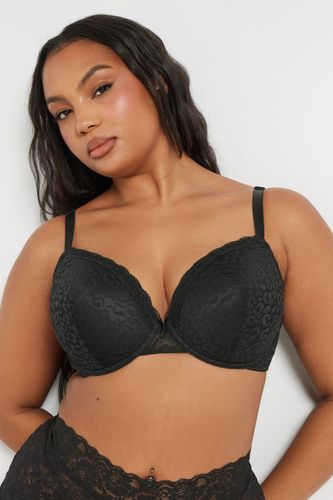 Lot De 3 Soutiensgorge Rouge Noir & Rose Léopard Size 115E - Yours - Modalova