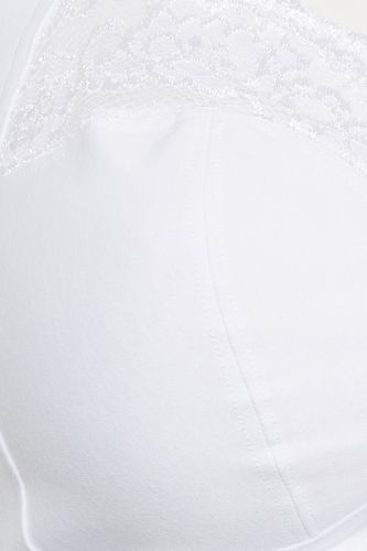 Soutiengorge Blanc Sans Armatures En Coton Bestsellersize 125D - Yours - Modalova