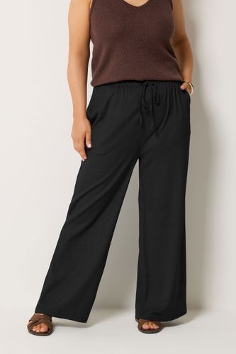 Lot De 2 Pantalons Larges Noir/Marron Size 54-56 - Yours - Modalova