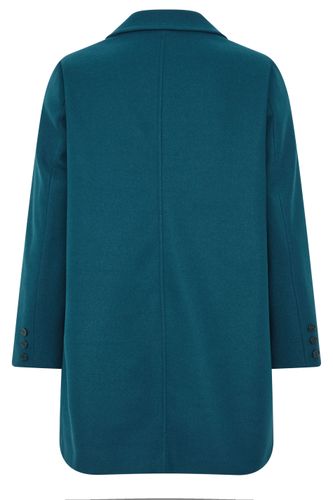 Manteau Milong Vert Sarcelle Size 44 - Yours - Modalova