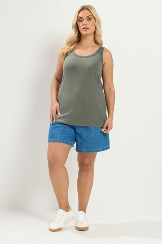 Débardeur Basique Vert Sauge Size 50-52 - Yours - Modalova