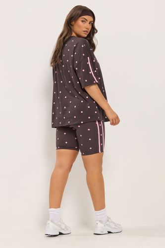 Active Short Marron Chocolat À Pois Size 52 - Yours - Modalova