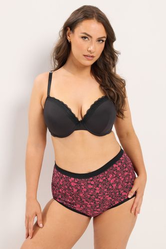 Et Lot De 5 Culottes Couvrantes Rouges À Imprimé Petites Fleurssize 54-56 - Yours - Modalova