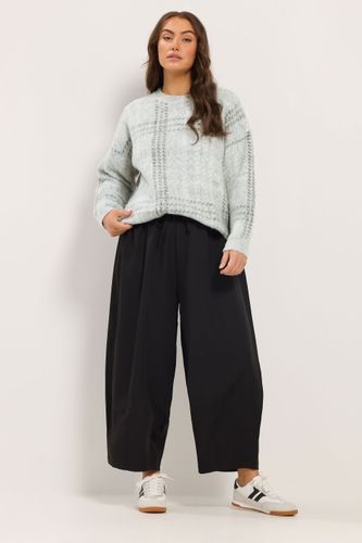Pull Gris En Maille Brossée À Carreaux Size 58-60 - Yours - Modalova