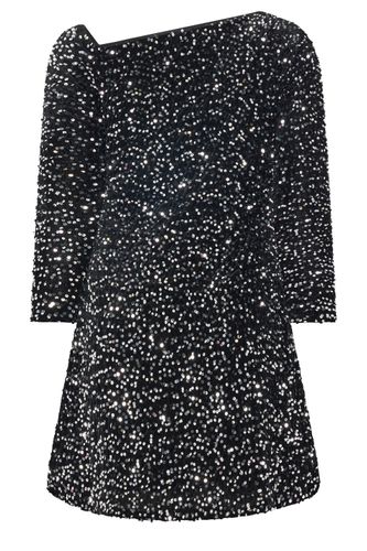 Robe À Épaules Dénudées Noire À Sequins Size 42 - Limited Collection - Modalova
