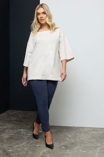 Pantalon Bleu Marine Fuselé Stretchsize 48 - Yours - Modalova