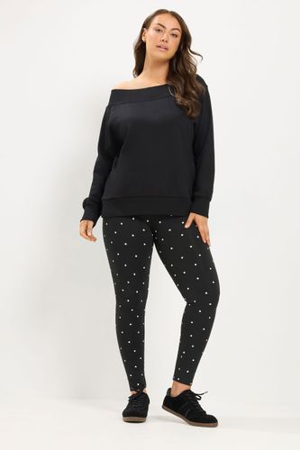 Yours Legging Noir À Pois Size 56 - Yours - Modalova