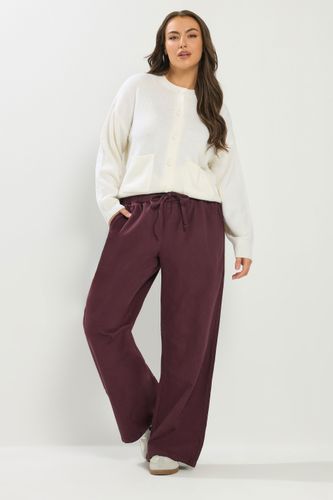 Jean Large Facile À Enfiler Bordeaux Size 54 - Yours - Modalova
