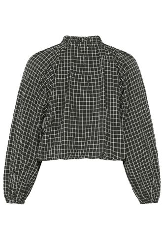 Veste De Survêtement Noire À Carreaux Size 38 - Yours - Modalova