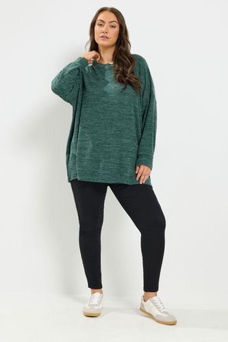 Yours Pull Doux Vert Size 46 - Yours - Modalova