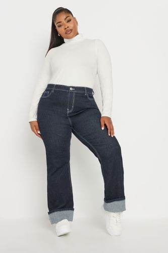 Col Roulé Blanc Manches Longues En Coton Size 54-56 - Yours - Modalova