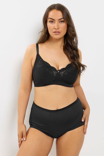 Soutiengorge Noir Sans Armatures En Coton Bestsellersize 130D - Yours - Modalova