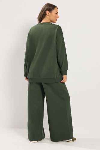 Ensemble Sweatshirt Et Pantalon De Jogging Vert Kaki Size Regular > 58-60 - Yours - Modalova